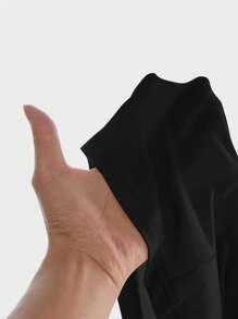 AKNOTIC paquete de 3 camisetas de manga corta con cuello redondo de unicolor casuales para hombre, de verano - Negro - Ver 13