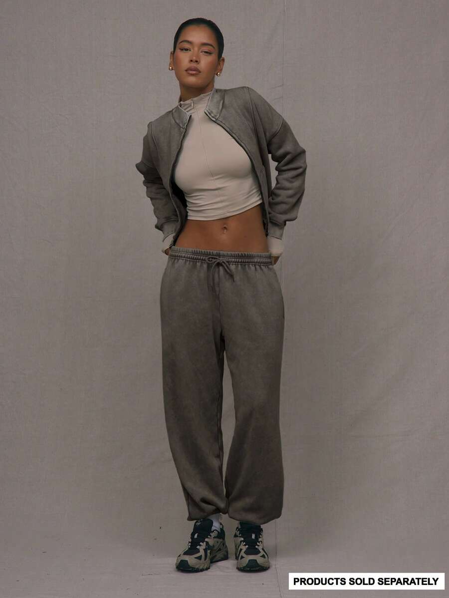 MUSERA Pantalones jogger con cintura con cordón, lavados, casuales para vacaciones, aeropuerto, verano, activos, graduación, maestros para mujeres, de vuelta a la escuela, otoño, invierno, Navidad, Acción de Gracias