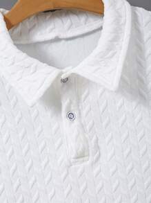 Camisa polo de manga corta casual y transpirable de verano para adolescentes/jóvenes y hombres