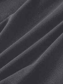 SHEIN LUNE 美国国旗图案基本款女士无袖背心，休闲简约，适合夏季 - 深灰色 - 查看 4