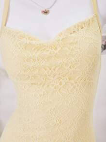 Spitze-Trägerteppich-Kleid, elegant für zierliche Teenager Mädchen