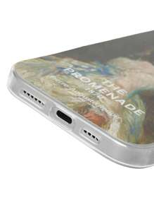 SHEIN Touch of Art Thiết kế ốp bảo vệ cho bức tranh nổi tiếng "Cuộc dạo chơi" của Pierre-Auguste Renoir, tương thích với iPhone. - Nhiều màu - Xem 5