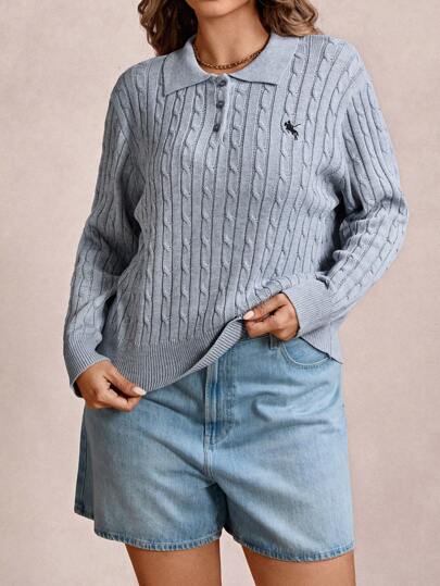 SHEIN VCAY New Autumn/Winter Plus Size Casual Loose Minimalist Soft Ribbed Turtleneck Knitted Pullover Sweater For Women Going Out Outfits School Teacher Outfits For Women Western Vintage Winter Fall Clothes Plus Size Boho Old Money Winter Outfits For Women