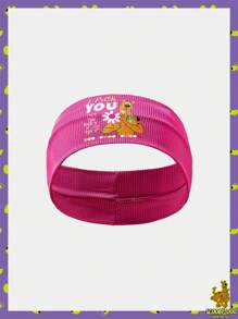 SCOOBY-DOO X SHEIN 2 Stücke/Set Damen Mode Lässig vielseitige Hunde Muster Stirnbänder