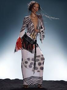 MUSERA Mixed Print Mesh Maxi Dress Summer Ibiza Fits Holiday Vacation Sexy Festival Beach Boho Escapade Night Out Y2k Occasion Wedding Guest Fall Party Summer Outfit Elegant - Multicolor - View 1