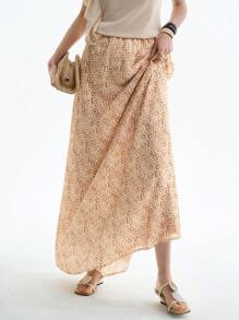 Aalyst Multicolor Vacation Music Festival A-Line Skirt, Elegant & Romantic For Women - Multicolor - View 5