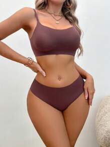 SHEIN 6件舒适隐形粘合睡衣套装 - 彩色 - 查看 7