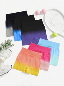 Easithlete Short deportivo con cintura alta, efecto ombre, sin costuras y elástico para mujer