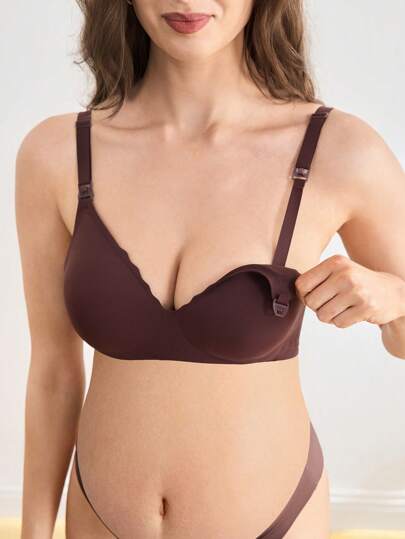 BloomMama 孕婦純色果凍式內衣胸罩，為母親設計