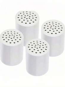 Confezione da 4 cartucce di ricambio per filtro doccia a 20 stadi - Depuratore universale per acqua dura, rimuove cloro, metalli pesanti, ferro e sedimenti, ammorbidente ad alta resa per una pelle e capelli sani