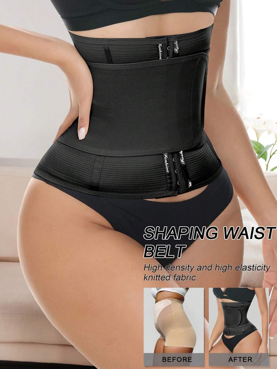 SHEIN 1pc Women's Seamless High Waist Piece - Black - View 1