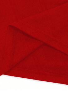 INAWLY 女士夏季短袖T恤，前扣和圓領設計 - 紅色 - 查看 4