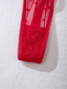 PetitDoll 女士性感透明网眼内衣套装