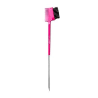 SHEGLAM HAIR Locked in Dụng cụ tạo kiểu tóc 3 trong 1 Edge Bestie, lược chải viền tóc kèm lược đuôi, lược tạo kiểu, làm mượt tóc con, chia ngôi và tạo kiểu, lược tạo kiểu đa năng, lược chải tóc hai mặt và lược chải lông mày, giữ nếp lâu trôi cả ngày, tạo kiểu linh hoạt cho mọi phong cách, sản phẩm tạo kiểu thiết yếu dành cho phụ nữ, trang điểm, đi biển, du lịch, cắm trại, trường học, cosplay