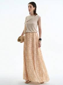 Aalyst Multicolor Vacation Music Festival A-Line Skirt, Elegant & Romantic For Women - Multicolor - View 4