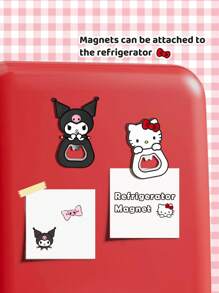 HELLO KITTY AND FRIENDS | SHEIN Interesting Shape Refrigerator Magnet, Refrigerator Decoration, Opener, Suitable For Kitchen - Multicolor - View 4