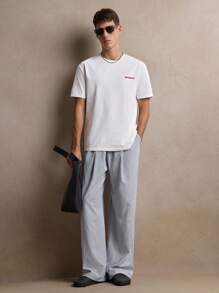 AKNOTIC Set de 3 camisetas de manga corta de punto casuales y holgadas para jóvenes, para uso diario