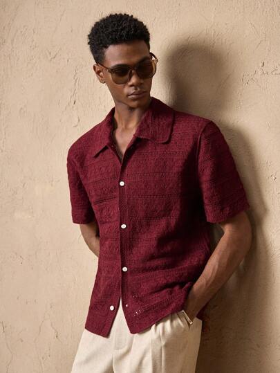 AKNOTIC Party Chaqueta de punto holgada para hombre, diseño de frente abierto, adecuada para uso casual de verano