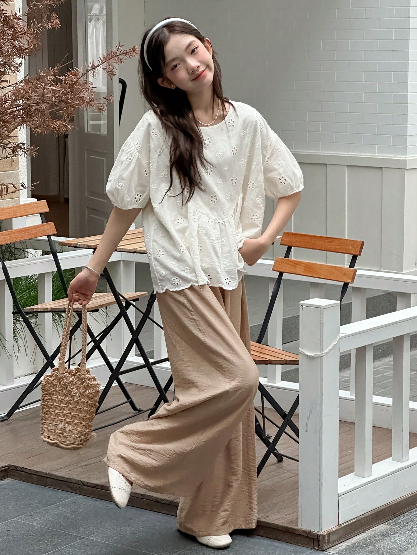 Dazy Kids بدلة صيفية للمراهقات تتكون من قميص قصير...