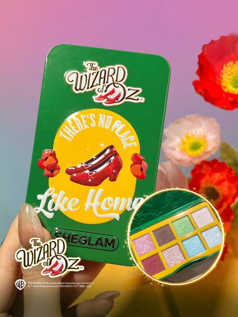 The Wizard of OZ™ | SHEGLAM No Place Like™ Home 眼影盤 品牌 美容 化妝 化妝品 適合女性與女孩 完美搭配夏季春季 Y2K 時尚 流行 生日 母親節禮物 假期 派對準備就緒 最佳顏色 - 彩色 - 查看 1