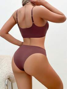 SHEIN 6件舒适隐形粘合睡衣套装 - 彩色 - 查看 4