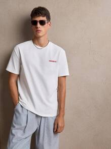 AKNOTIC Set de 3 camisetas de manga corta de punto casuales y holgadas para jóvenes, para uso diario