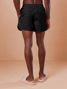 SUMWON Shorts curvos de playa para voleibol, natación, ropa de playa informal, ropa de estar por la casa en verano, trajes de baño ligeros para resort