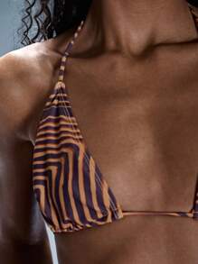 Musera Resort Top de bikini reversible, estampado, veraniego, sexy, para festivales, vacaciones, Ibiza, raves, estilo boho, cubreplaya para vacaciones y escapadas a la playa