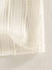 SHEIN Vintaside Kids Set de 2 piezas de chaleco sin mangas con diseño hueco y de malla de moda para bebé niño en verano - Multicolor - Ver 7