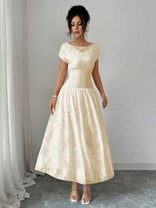 Modelyn Vestido de verano minimalista francés sin mangas de mujer, de punto con recortes y parches