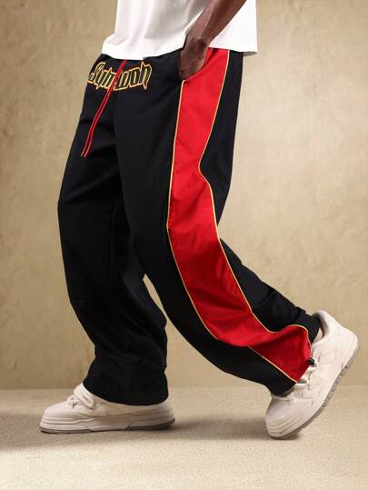 Loose Fit Baggy Nylon Pant With All Over Print｜Sumwon