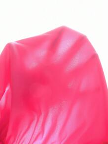 2件套女童棉质钩针花朵吊带背心和牛仔短裤套装 - 粉色 - 查看 8