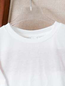 青少年男孩休闲韩版图案字母印花拼色圆领短袖上衣，适合通勤、上学、日常休闲装、运动、春夏秋冬