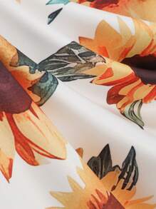 Vestido sencillo y elegante sin mangas, vestido ligero adecuado para el verano - Multicolor - Ver 4