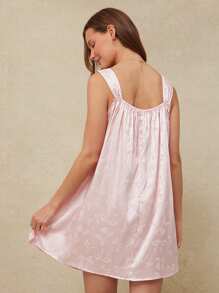 WESTFADE Schulterfreies Kleid mit Schleifenprägung, Herzausschnitt, Ausschnitt-Detail vorne, ärmelos, Sommerkleid, Boho, Cowgirl, Strandurlaub