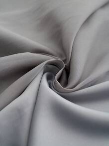 Aalyst Women's Solid Color Round Neck Pleated Sleeveless Casual Dress, Summer