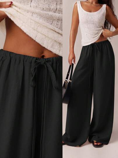 SHEIN Forever 21 秋冬 万圣节 圣诞节 新年 外出 毕业舞会 优雅 正式 奢华 时尚 商务休闲 生日/办公室服装/乡村 音乐会/俱乐部服装 性感/西部/工作服/街头服饰/复古/节日/鸡尾酒/锐舞/舞会/夏威夷/机场/搞笑/基本款/早午餐服装/2000 年代风格/紧身/老钱风格/教堂/返校节/优雅/派对/端庄/约会之夜/秋季/冬季/低腰宽松/阔腿/直筒/海军蓝裤子