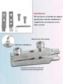 Adjustable Angle Faucet Valve Disassembly Tool - Steel Pipe & Screw Remover, Blue Soft Grip Handle, Plumbing Maintenance Kit