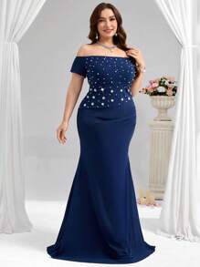 Coutiva 大码正式晚礼服（华丽装饰） - 彩色 - 查看 4