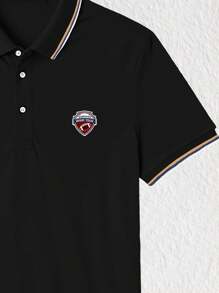 Manfinity Dauomo 男士夏季休闲纽扣领短袖 Polo 衫