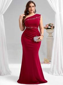 Coutiva 大码正式晚礼服（重装饰） - 彩色 - 查看 4