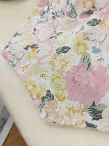 SHEIN 女士时尚休闲性感花卉印花吊带背心 - 彩色 - 查看 4