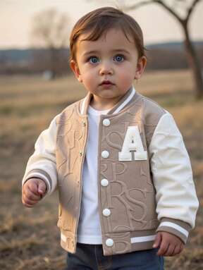 SHEIN Vintaside Kids Infant Boy Cool Color Block Single-Breasted Pocket Casual Jacket, Metallic Button Front Pockets, Corduroy Texture Shirt-Style, Casual, Elegant Jacket For Spring, Summer, Fall, School, Casual, Vacation, Sports, Sizes 6M-3T, Children Clothing, Toddler Wear, Baby Outerwear, Toddler Tops Brown Baby Boy Jacket Baby Boy Varsity Jacket Toddler Boy Jacket Baby Boy Letterman Jacket  Baby Boy Fall Winter