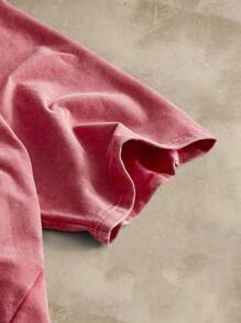 EASEVO Maglietta a maniche corte casual in cotone stampato a jacquard con fiocchi di neve, stile urbano Y2k, taglia large, per l'estate