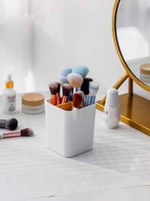 Bamboo Toothbrush Holder For Bathrooms, 3 Slots Toothbrush And Toothpaste Holder Bathroom Counter Organizer For Electric Toothbrushes, Floss, Razors.Desk,Gaming Desk,L Shape Desk - Multicolor - View 4