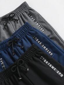 Genkimix Kids 休闲宽松抽绳腰年轻男童运动裤 - 彩色 - 查看 4