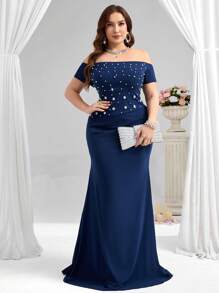 Coutiva 大码正式晚礼服（华丽装饰） - 彩色 - 查看 5