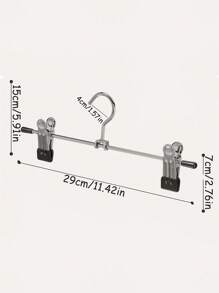 5/10pcs Galvanized Steel Non-Marking Trouser Clips, Non-Slip Skirt Pants Hangers - Multi-Functional Clothes Hanging Clips For Wardrobe Storage Organization