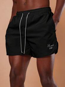 SUMWON Shorts curvos de playa para voleibol, natación, ropa de playa informal, ropa de estar por la casa en verano, trajes de baño ligeros para resort