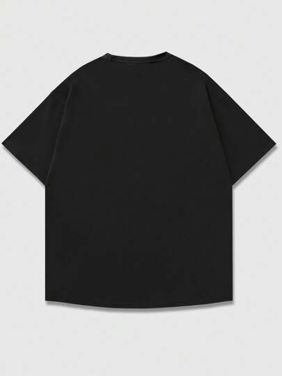 Street Life Camiseta gráfica con talla grande para mujer con estilo callejero estadounidense, retrato personalizado de hip-hop y estampado de texto en inglés